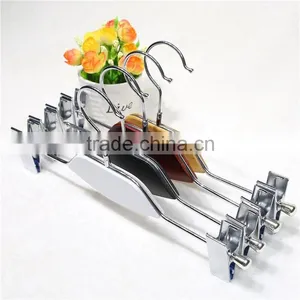 New Design Children Clothes Metal Pant Hanger With Clips thumbnail-1