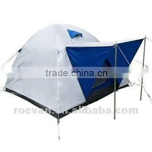 Double Layer Dome Tent With Awning thumbnail-1