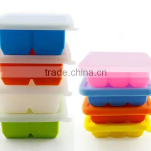 BPA Free Blocks Silicone Baby Food Storage Pod thumbnail-5