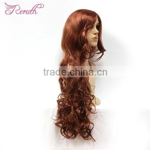 Beautiful Natural Looking Long Tangle-free Wave Human Hair Wig thumbnail-1