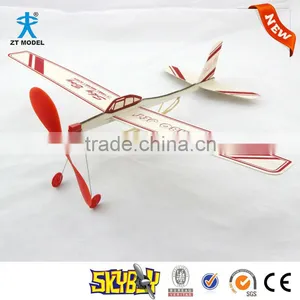 Sky Boy-Jumbo Jet 17" Balsa Rubber Powered Glider,remote Flyer thumbnail-1