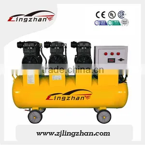 2016 Portable Air Compressor Three Motors for Sale Three Single Piston Mute Compressor thumbnail-1