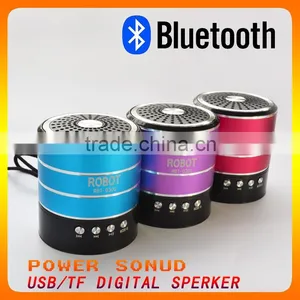 Robot-030u Portable Bluetooth Speaker,with USB Dicsks,speaker Bluetooth,fm Radio,mini TF Card Speaker thumbnail-1