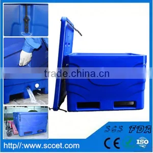 Rotomolding Fish Cooler Box Frozen Fish Carrying Tank Plastic Fish Bins thumbnail-1