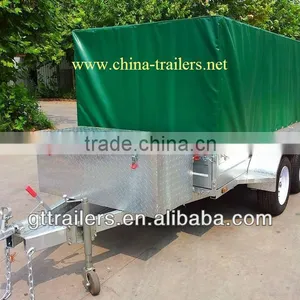 10*5 Hot Dipped Galvanized Box Trailer thumbnail-4