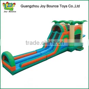 Good Quality Inflatable Bouncer With Slide , Large Inflatable Castle Water Slide for Sale thumbnail-1