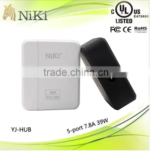 USB2.0 HUB Compatible for Mobile Phone,tablets and IPhone Charger Usb HUB thumbnail-1