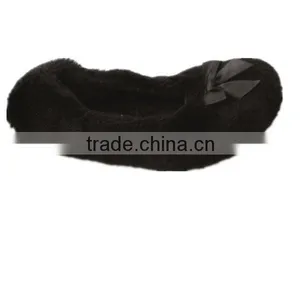 Hot Sale Elegant Soft Modern Black Lady Ballet Shoe thumbnail-3