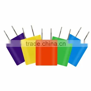 Color Dual Port US Plug 5v 2A Travel Wall USB Charging Adapter Charger thumbnail-1