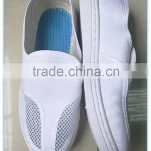 Good Quality White Color Canvas Upper PVC Outsole Pvc Esd Shoes thumbnail-2