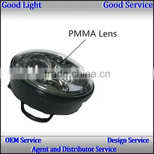 Waterproof Ip67 30W 12v 24v Motorcycle 5.75'' Headlight Lamp High Low Beam C-ree Leds for H-arley D-avision thumbnail-2
