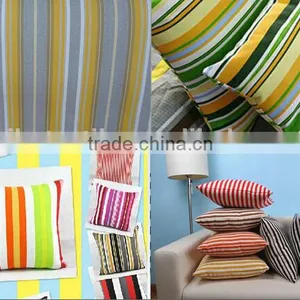 China Supplier Stripe Waterproof Soft Fabric for Cushion thumbnail-3