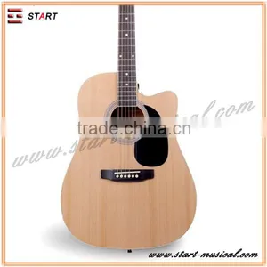 Wholesale Best Quality High End Oem Electric Acoustic Guitar thumbnail-1