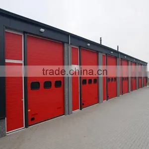 Lowest Price Fire-rated Windproof High Lift Sectional Industrial Overhead Door thumbnail-2