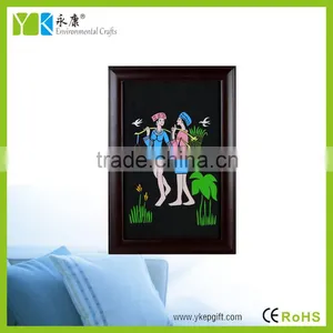 China Home Wall Art Decor Young Ladies Hand Made Wall Hanging Pictures thumbnail-6