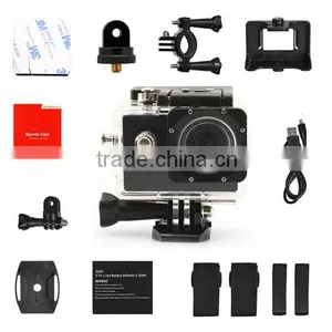 Shenzhen Sport Camcorder Factory 720p Waterproof DV Action Camera Support 32GB SD Card/Micro TF Card thumbnail-6