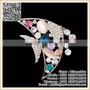 Top Sale Luxury Crystal Perfume On Grades Brooch For Man Suit thumbnail-3