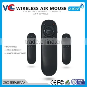 Shenzhen ISO Factory Flying Air Mouse Remote Control 2.4G Wireless Keyboard thumbnail-1
