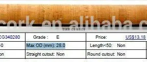 "LEECORK" High Quality Cork Handle for Fishing Rod or Reel thumbnail-4