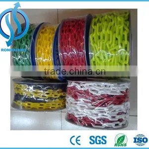 6mm Yellow and Black Safety Barrier Plastic Chain for Traffic Cones thumbnail-2