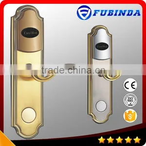 Hot Selling Rfid Card Security Handle Safe Electronic Digital Hotel Smart Keyless Door Lock Italy thumbnail-1