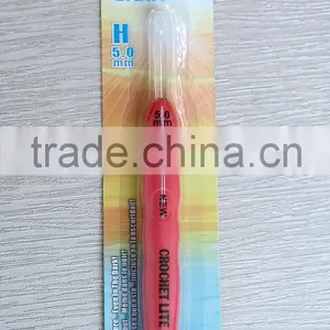 Crochet Lite Crochet Hooks, Size H/5.0mm, Red thumbnail-1