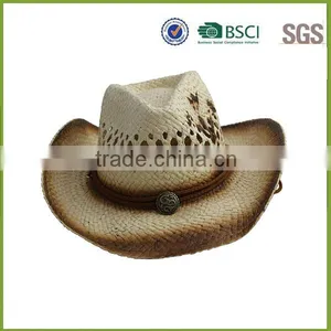 Hollow Out Panama Women Foldable Straw Hat thumbnail-3