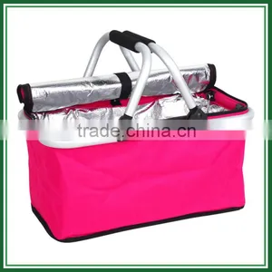 Foldable Picnic Basket Polyester Insulated Picnic Basket thumbnail-3