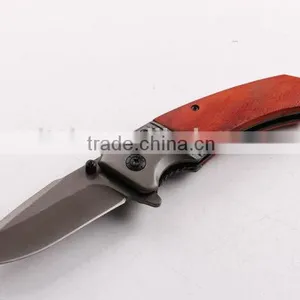 OEM 440 Stainless Steel Camping Knife With Titanium Coated Surface thumbnail-1