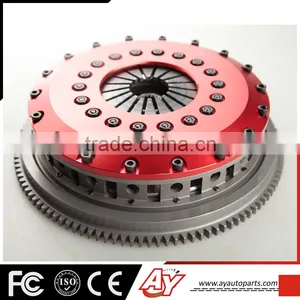 Triple Disc 215mm 8.5'' Clutch Chormoly Steel Flywheel 1JZ 2JZ GTE Kit thumbnail-2