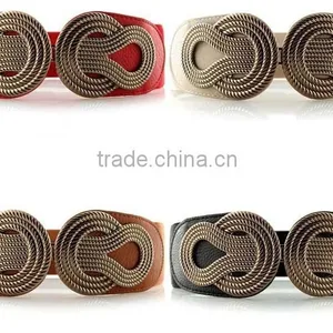 2015 Elastic Fashion Lash to Buckle Dress Belt thumbnail-1