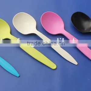 100%biodegradable Compostable Spoon, FDA Corn Starch 6 Inch Spoon, 13cm Length Spoon thumbnail-1