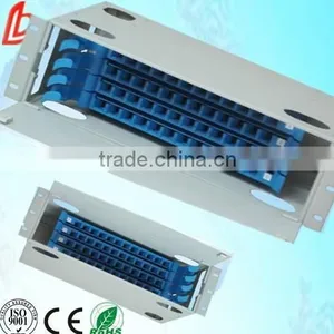 96 Cores Rack Mounted Fiber Optic ODF Patch Panel,ODF Optical Distribution Box thumbnail-1