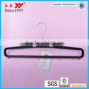 Chrome Hook Cheap Flat Pant Hanger With Foam With PVC Strip thumbnail-5