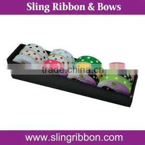 Hot Sale Satin Printed Ribbon , Small Pack Paper Spool & Plastic Spool Avaliable thumbnail-1