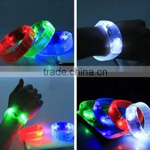 Light Glows Bracelet / Voice Control LED Wristbands / Flashing Led Wristbands thumbnail-3