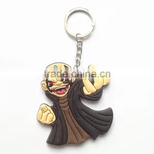 Wholesale Animation Silicon Keychain / Soft PVC Key Chain /Rubber Key Ring thumbnail-1