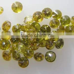 0.8-1mm Natural Loose Brialliant Cut Fancy Green Diamond Lot SI Clarity Good Fire thumbnail-1