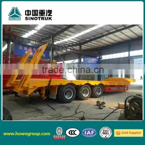 3 Axle Low Bed Trailer Dimentions Trailer SINOTRUK Truck Trailer thumbnail-3