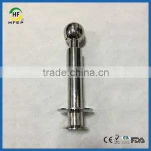 360 Degree Sanitary Stainless Steel Rotary Tank Cleaning Liquid Spray Nozzle thumbnail-1