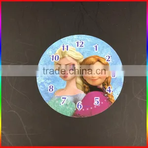 Custom Full Color Printing Round White PVC Card for Clock thumbnail-1