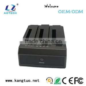Newest Arrival 2.5&3.5 3 Bays SATA Dual Sata Ide Hdd Docking Station thumbnail-1