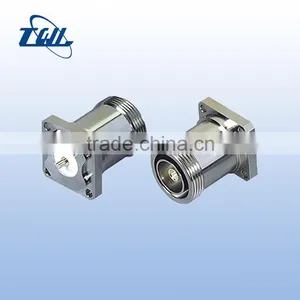 Low Pim 7/16 Type Coaxial Din Female Male RF Connector 1/2" Superflex Corrugated Cable Assembly thumbnail-1