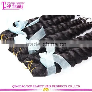 100% Hand Tied Virgin Indian Remy Hair Weft Unprocessed Indian Hair Extension Natural Hair Extensions thumbnail-4