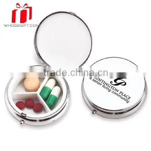 3 Compartments Medication Pocket Plastic Pill Box thumbnail-1