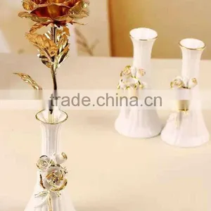 Valentine's Day Rose, 24k Gold Foil Rose thumbnail-1