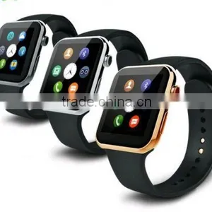 High Quality Touch Capacitive Screen Smart Wrist Watch A9 Heartrate Monitor Smart Watch Android Dual Sim thumbnail-1