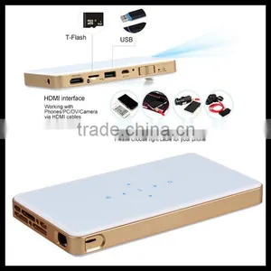 Best Selling Projector / Mini Projector for Mobile Phone / Mini LED Projector C9 With 5000mAh Built-in Battery thumbnail-4