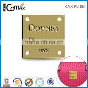 Factory Supply Custom Metal Logo Plate for Handbags thumbnail-2