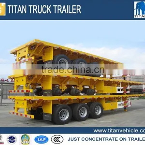 Widely Used Low Bed Trailer Truck Dimensions 40 Tons for Sale thumbnail-1